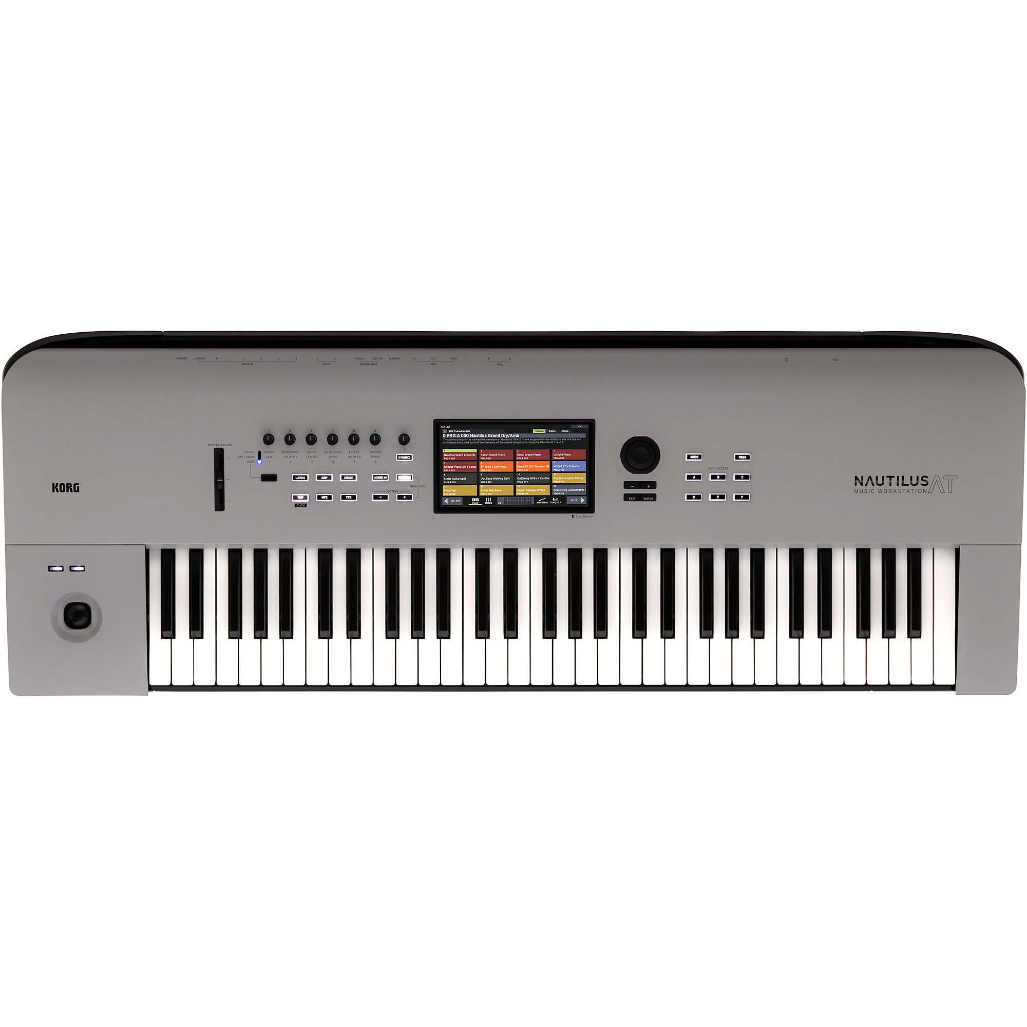 Korg Nautilus AT 61 Gray 限定色 KORG NAUTILUS AT 限定カラーモデル「Nautilus AT Gray」が登場