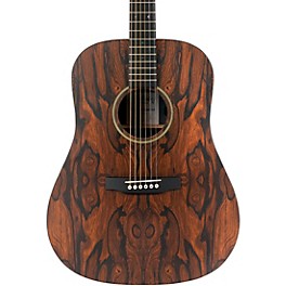 Martin D-X1E Special X Series HPL Ziricote Dreadnought Acoustic-Electric Guitar Natural