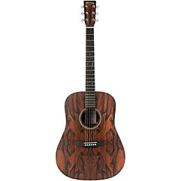 Martin D-X1E Special X Series HPL Ziricote Dreadnought Acoustic-Electric Guitar Natural