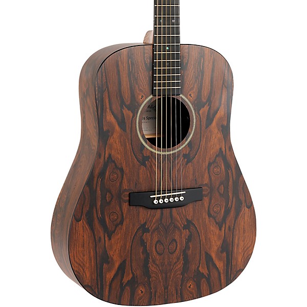 Martin D-X1E Special X Series HPL Ziricote Dreadnought Acoustic-Electric Guitar Natural