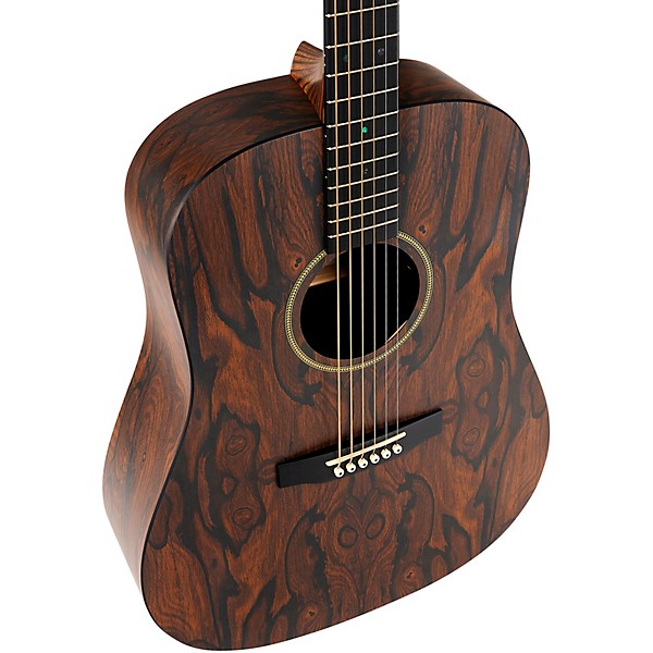 Martin D-X1E Special X Series HPL Ziricote Dreadnought Acoustic-Electric Guitar Natural