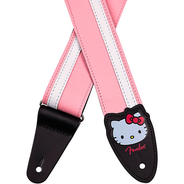 Fender Fender x Hello Kitty Leather Guitar Strap Pink