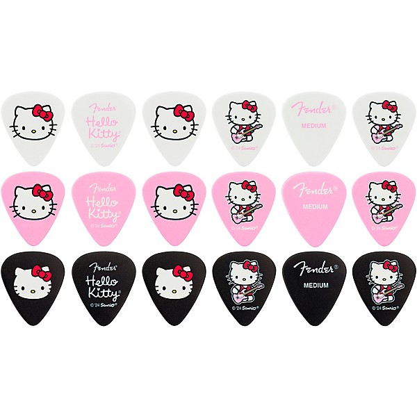 Fender Fender x Hello Kitty Guitar Pick Tin 18 Pack