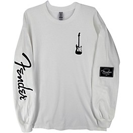 Fender Static Long Sleeve T-Shirt Medium White Fender Static Long Sleeve T-Shirt Medium White