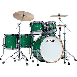 TAMA Starcla... TAMA Starclassic Walnut/Birch 5-Piece Shell Pack With 22" Bass Drum and Black Nickel Shell Hardware Jade Silk