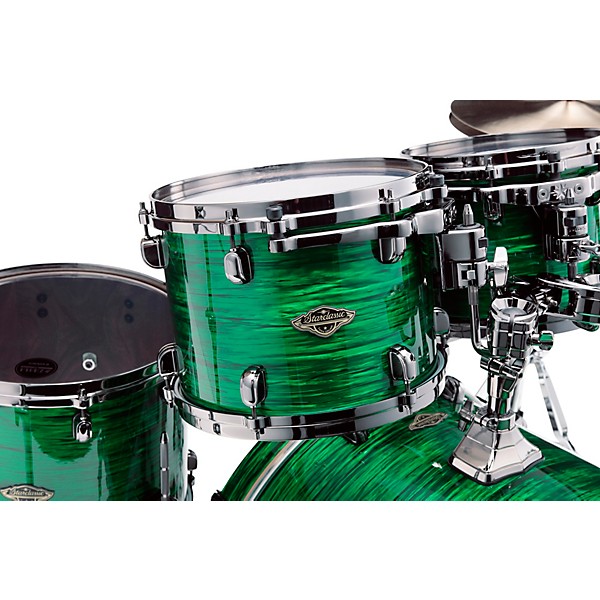 TAMA Starclassic Walnut/Birch 5-Piece Shell Pack With 22" Bass Drum and Black Nickel Shell Hardware Jade Silk