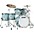 TAMA St... TAMA Starclassic Walnut/Birch 5-Piece Shell Pack With 22" Bass Drum and Black Nickel Shell Hardware Ice Blue Pearl