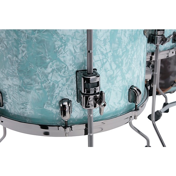 TAMA Starclassic Walnut/Birch 5-Piece Shell Pack With 22" Bass Drum and Black Nickel Shell Hardware Ice Blue Pearl