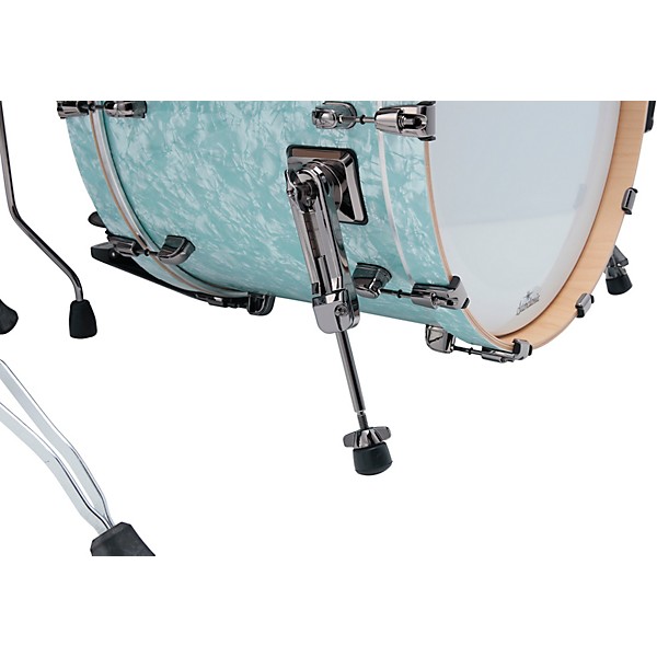 TAMA Starclassic Walnut/Birch 5-Piece Shell Pack With 22" Bass Drum and Black Nickel Shell Hardware Ice Blue Pearl