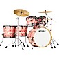 TAMA Starclassic Walnut/Birch 5-Piece Shell Pack With 22" Bass Drum and Black Nickel Shell Hardware Red & White Oyster thumbnail