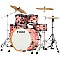 TAMA Starclassic Walnut/Birch 5-Piece Shell Pack With 22" Bass Drum and Black Nickel Shell Hardware Red & White Oyster