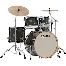 TAMA Superstar Classic 5-Piece Shell Pack With 22" Bass Drum Black Lacebark Pine