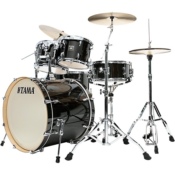 TAMA Superstar Classic 5-Piece Shell Pack With 22" Bass Drum Black Lacebark Pine