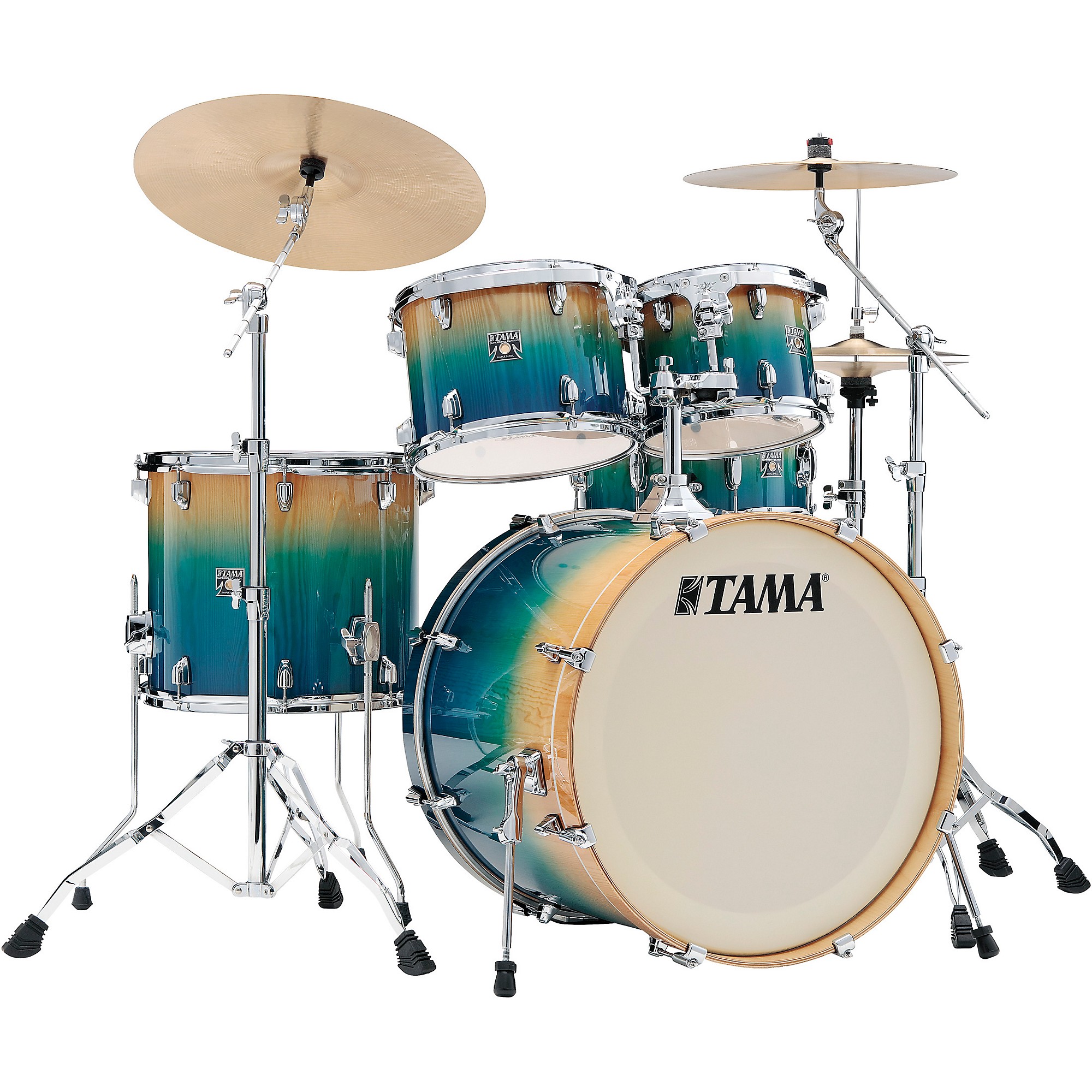tama TAMA Superstar Hyper-Drive SL Bass Drum with Black Nickel