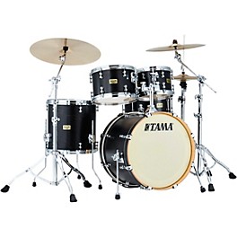 TAMA S.L.P. Fat Spruce 5-Piece Shell Pack With 20" Bass Drum Satin Charcoal Black