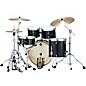 TAMA S.L.P. Fat Spruce 5-Piece Shell Pack With 20" Bass Drum Satin Charcoal Black