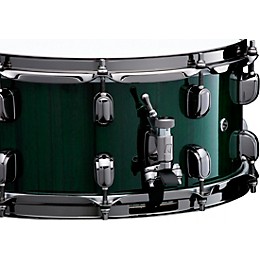 TAMA S.L.P. Bubinga/Maple Snare Drum 14 x 6.5 in. Malachite Green Zebrawood