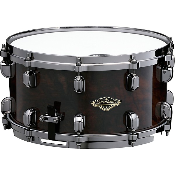 TAMA Starclassic Walnut/Birch Snare Drum With Black Nickel Hardware 14 x 7 in. Gloss Black Walnut Burl