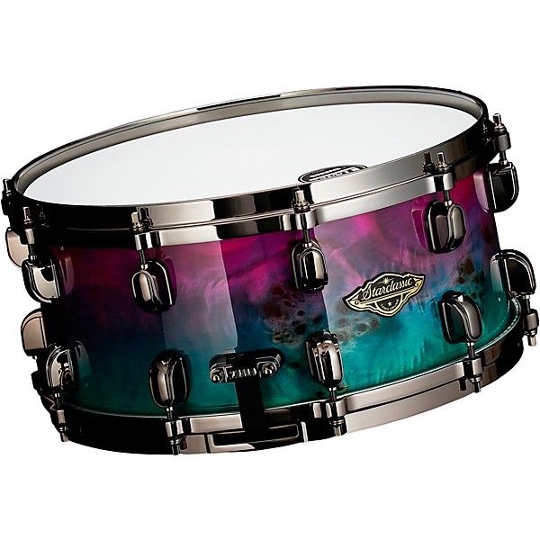 TAMA Starclassic Walnut/Birch Snare Drum With Black Nickel Hardware 14 x 6.5 in. Nebula Mappa Burl Fade