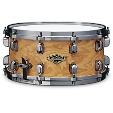 TAMA S.L.P. Bubinga/Maple Snare Drum 14 x 6.5 in. Malachite TAMA S.L.P. Bubinga/Maple Snare Drum 14 x 6.5 in. Malachite