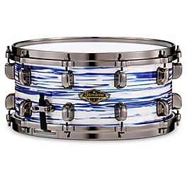 TAMA Starclassic Waln... TAMA Starclassic Walnut/Birch Snare Drum With Black Nickel Hardware 14 x 6.5 in. Blue & White Oyster