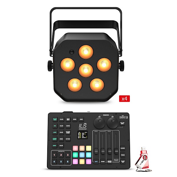 CHAUVET DJ EZLink Par Q6BT ILS and ILS Command