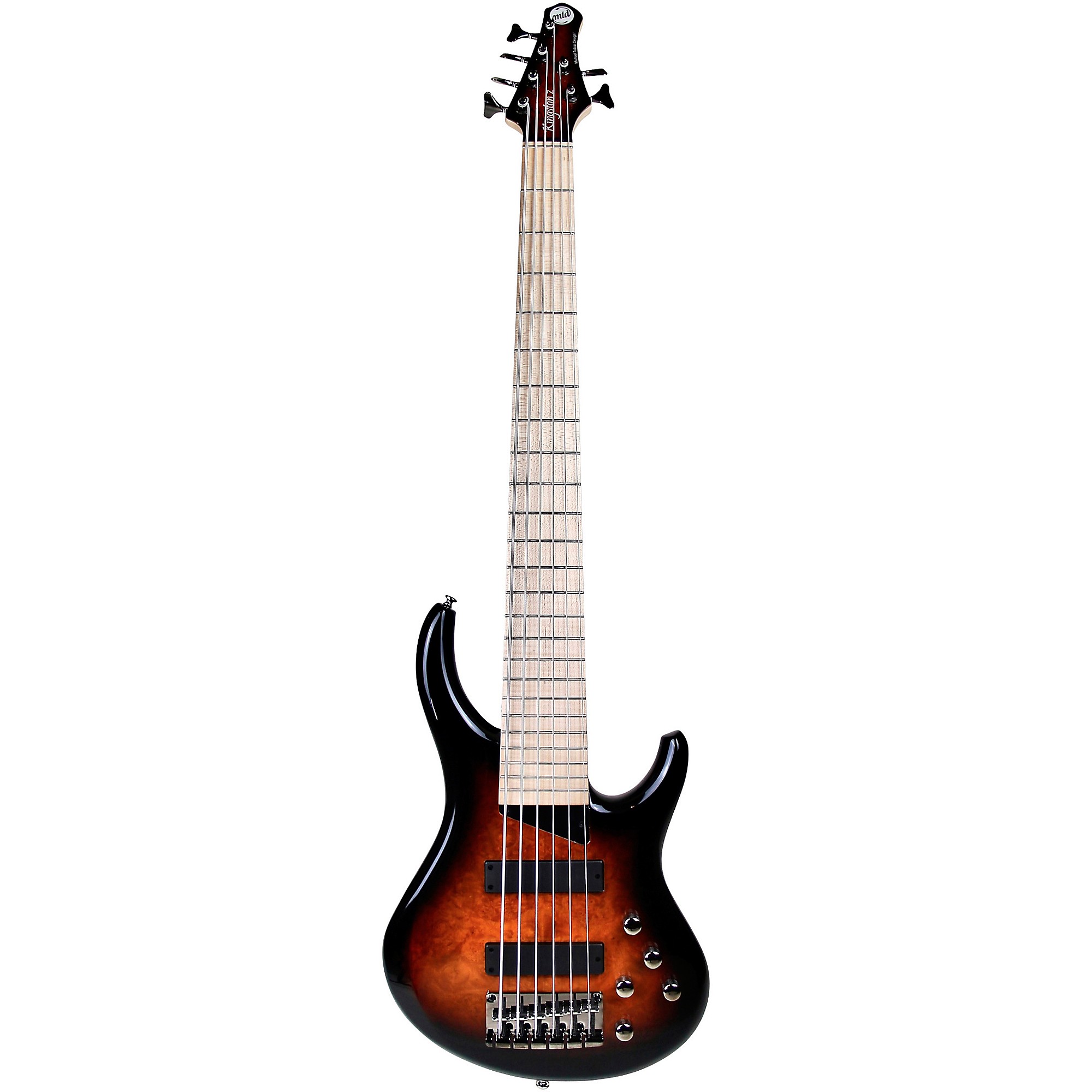 MTD Kingston Z6 6-String Electric Bass Guitar - Tobacco Sunburst