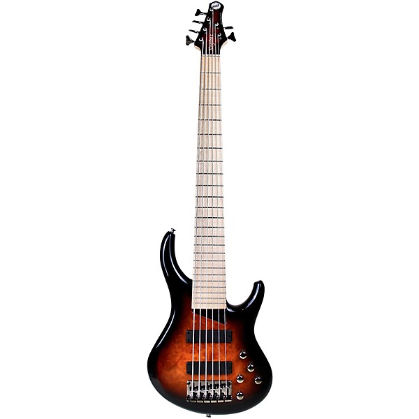 MTD Kingston Z6 6-String Electric Bass Guitar Tobacco Sunburst