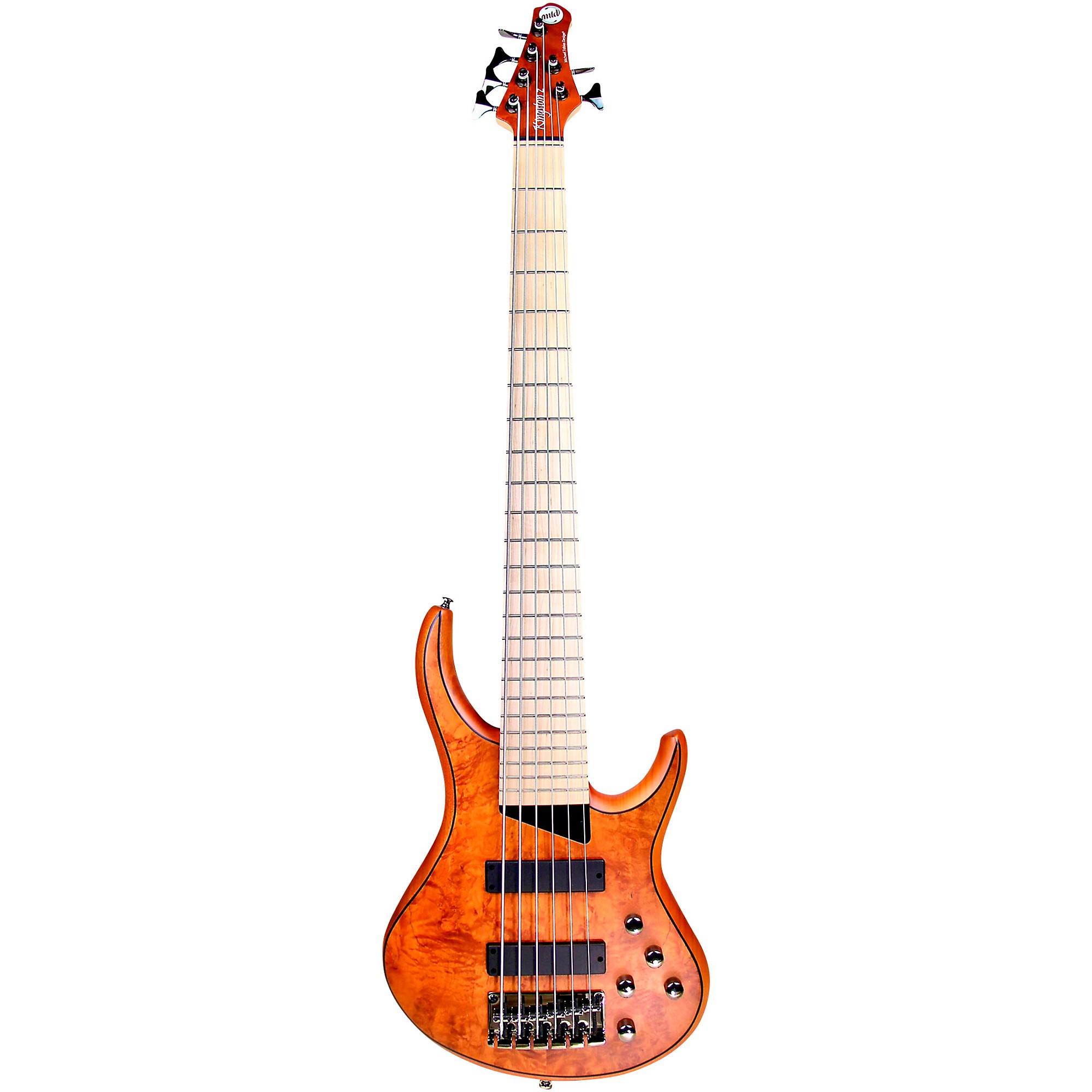 MTD Kingston Z6 6-String Electric Bass Guitar Satin Amber