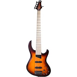 MTD Kingston Saratoga Deluxe 5-String Electric Bass Guitar - Deep Cherry Burst