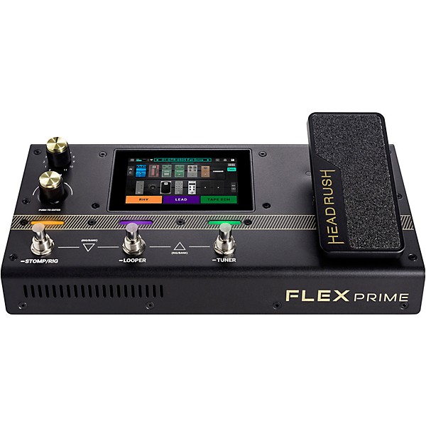 HeadRush Flex Prime Guitar Multi-Effects Processor and Amp Modeler Pedal Black