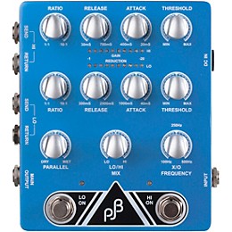 Phil Jones Bass X2C Dual Compressor and Effects Loop Crossover Pedal Blue