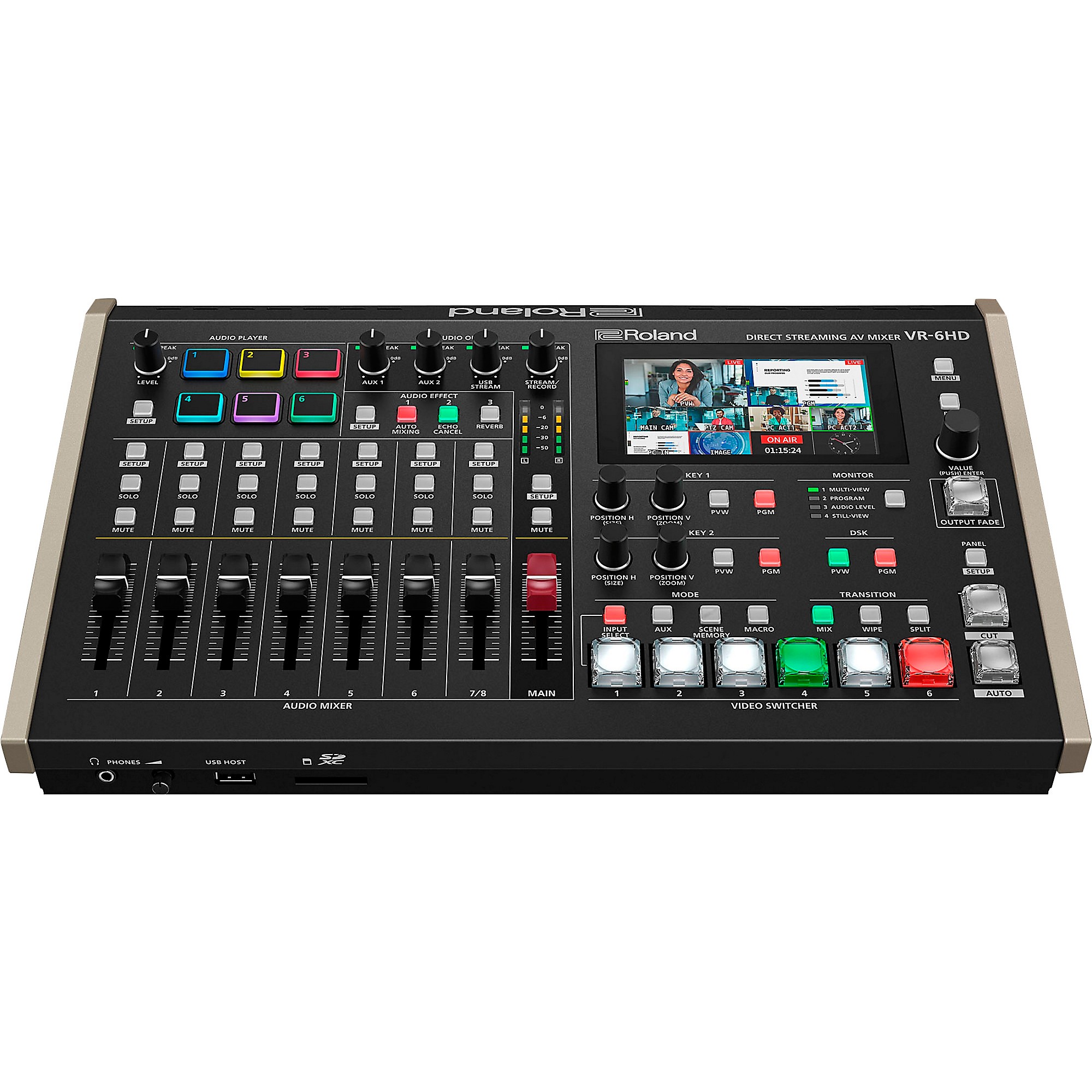 Roland VR-6HD Direct Streaming AV Mixer | Guitar Center