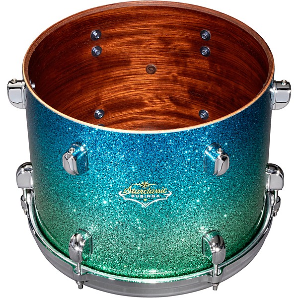 TAMA Starclassic Bubinga Shell Pack with 22 in. Bass Drum Emerald Sea Sparkle Fade