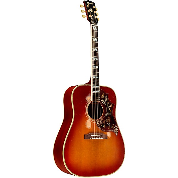 Gibson Custom Murphy Lab 1960 Hummingbird Heavy Aged Acoustic Guitar Washed Cherry Sunburst