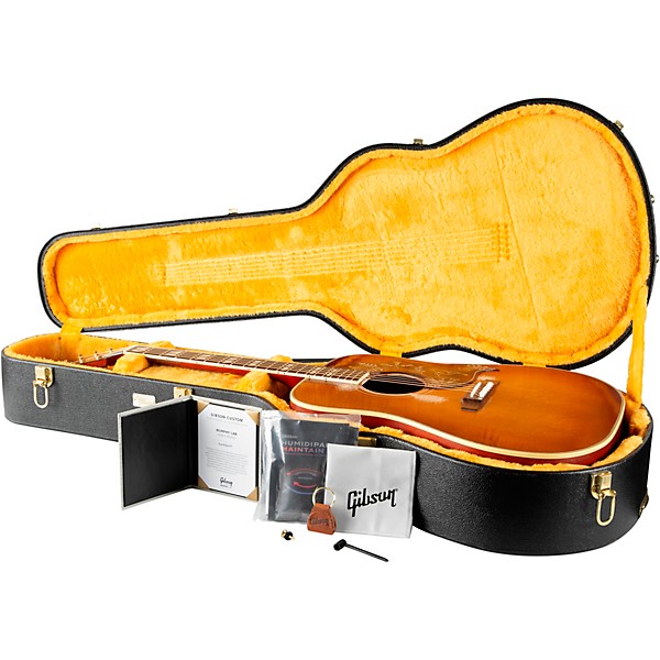 Gibson Custom Murphy Lab 1960 Hummingbird Heavy Aged Acoustic Guitar Washed Cherry Sunburst