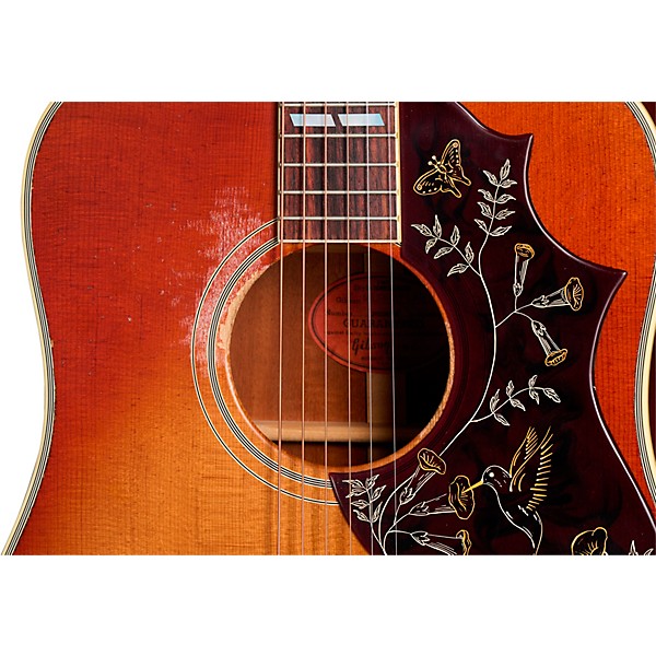 Gibson Custom Murphy Lab 1960 Hummingbird Heavy Aged Acoustic Guitar Washed Cherry Sunburst