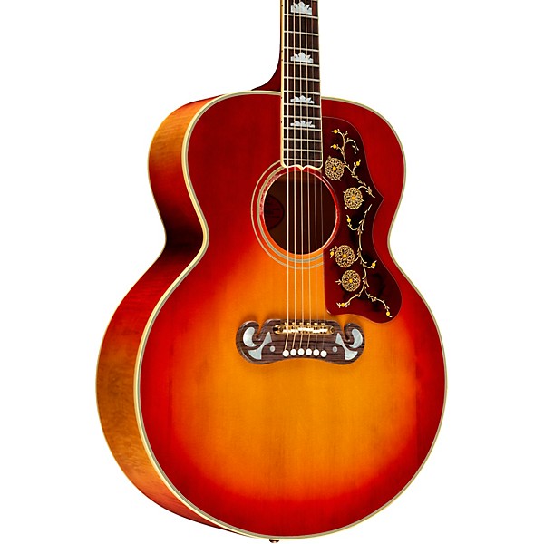 Gibson Jimmy Page Signature 1964 SJ-200 Limited-Edition Acoustic Guitar Cherry Tea