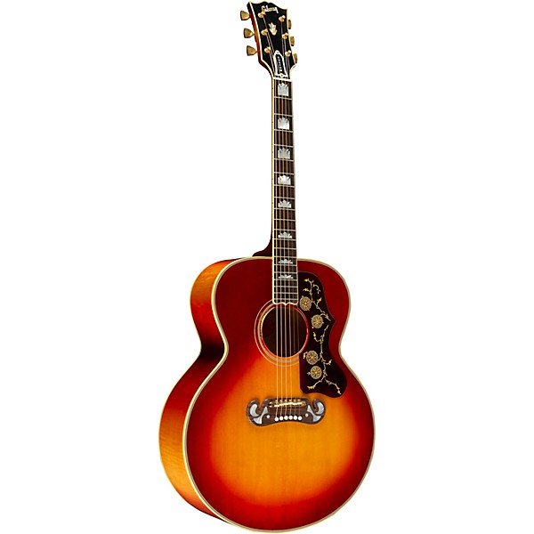 Gibson Jimmy Page Signature 1964 SJ-200 Collector's Edition Signed Acoustic Guitar Cherry Tea