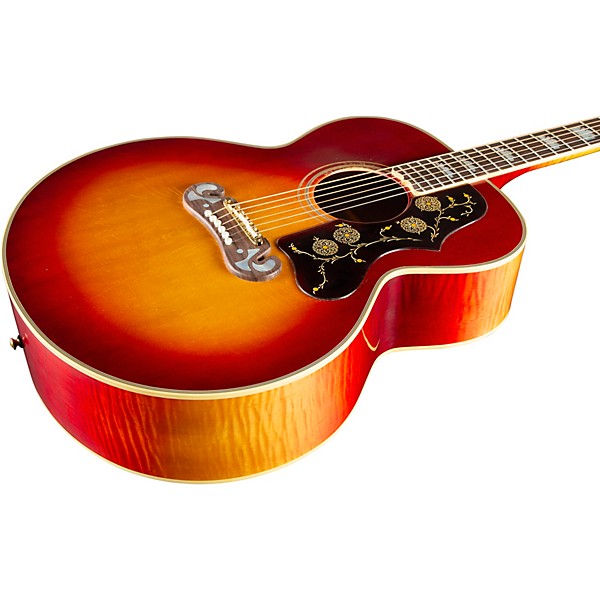 Gibson Jimmy Page Signature 1964 SJ-200 Collector's Edition Signed Acoustic Guitar Cherry Tea