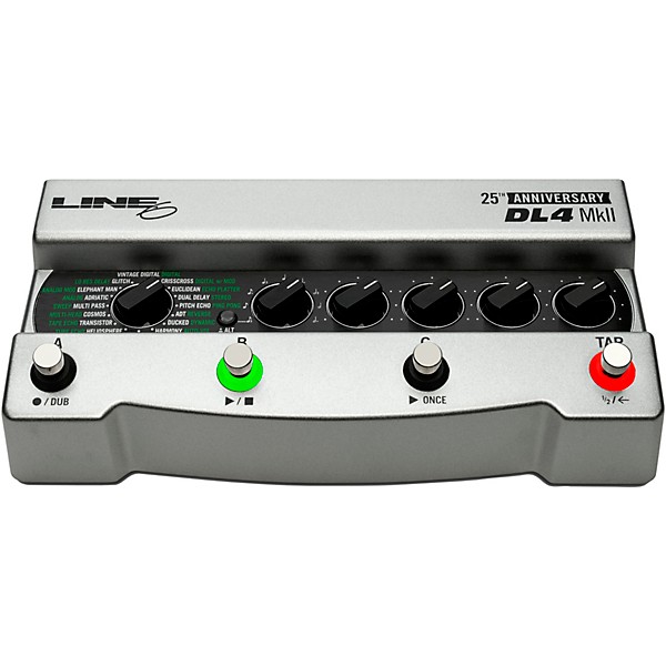 Line 6 DL4 MKII Silver Limited Edition 25th Anniversary Delay Guitar Effects Pedal