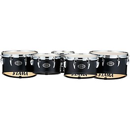 Tama Marching Fields... Tama Marching Fieldstar Marching Tenor Drums, Quint with Power Cut, Satin Black 8, 10, 12, 13, 14 in.