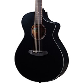 Breedlove Discovery S CE European Spruce Concert Acoustic-Electric Guitar Black