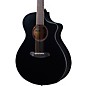 Breedlove Discovery S CE European Spruce Concert Acoustic-Electric Guitar Black thumbnail