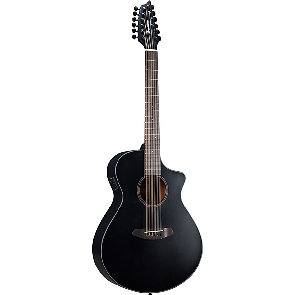 Breedlove Discovery S CE European Spruce 12-String Concert Acoustic-Electric Guitar Black