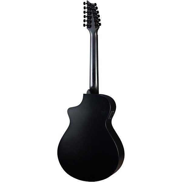 Breedlove Discovery S CE European Spruce 12-String Concert Acoustic-Electric Guitar Black