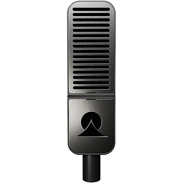 Ohma World Stripes Condenser Microphone Black & Stainless Steel