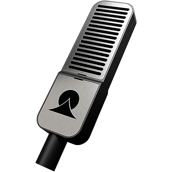 Ohma World Stripes Condenser Microphone Black & Stainless Steel