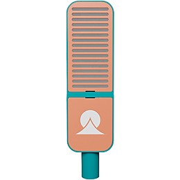 Ohma World Stripes Condenser Microphone Teal & Apricot