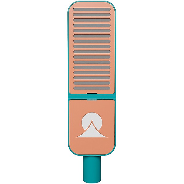 Ohma World Stripes Condenser Microphone Teal & Apricot